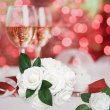 Load image into Gallery viewer, Versatile 100pcs White Foam Roses - Perfect for Weddings, Showers &amp; More