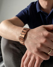 Load image into Gallery viewer, 3X Power Copper Bracelet for Men - Luxury Magnetic Therapy Gift Box Included