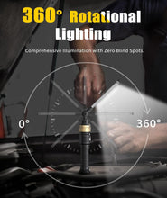 Load image into Gallery viewer, Versatile 1200 Lumens Rechargeable Work Light with Magnetic Base &amp; 360° Rotation