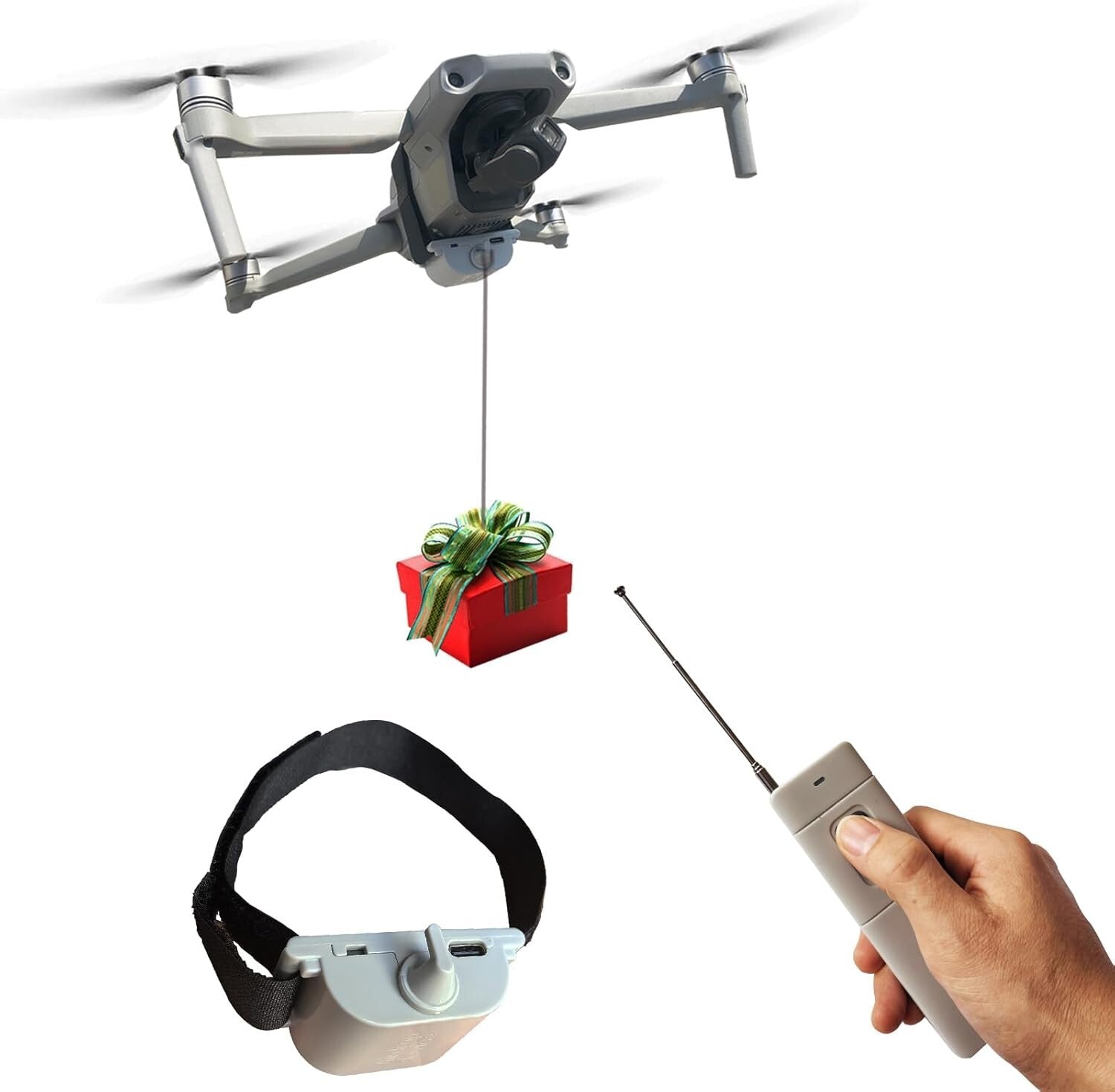 Drone Airdrop System for DJI - Expand Your Drone's Potential with Remote Control