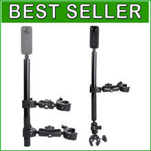 Load image into Gallery viewer, Rotatable Handlebar Holder for Insta360 &amp; GoPro - Perfect for Adventure Filming