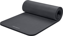 Load image into Gallery viewer, Comfortable Non-Slip 1" Thick Yoga Mat for Men &amp; Women - Includes Carry Strap