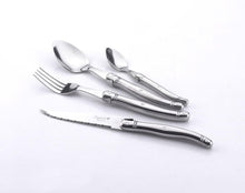Load image into Gallery viewer, Stainless Steel 24-Piece Flatware Set - Traditional Cutlery with Stylish Drawer