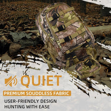 Load image into Gallery viewer, Versatile 40L Camo Hunting Backpack with Multiple Compartments &amp; Rifle Holder