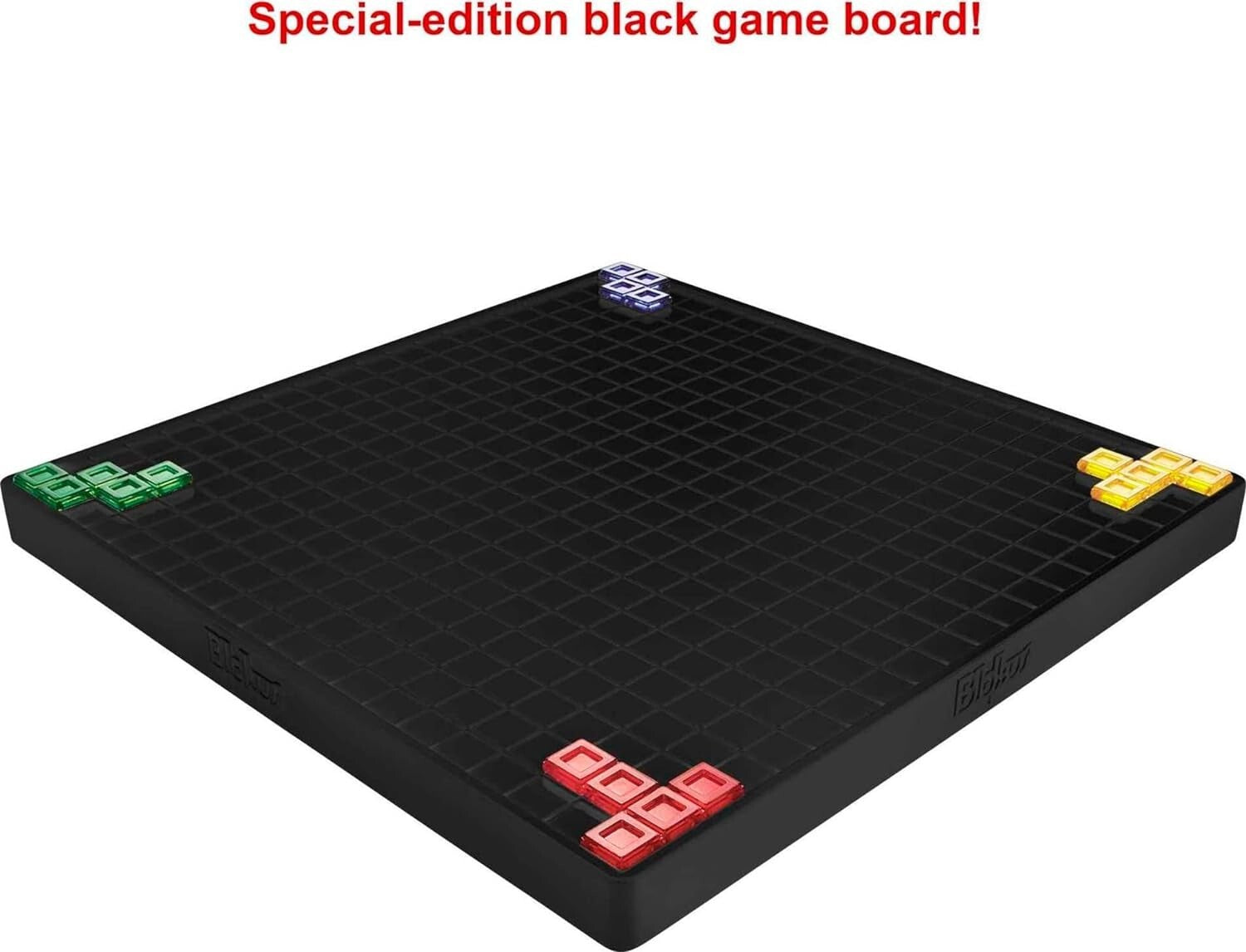 Exciting Blokus Shuffle: UNO Edition with Colorful Pieces & Black Gameboard