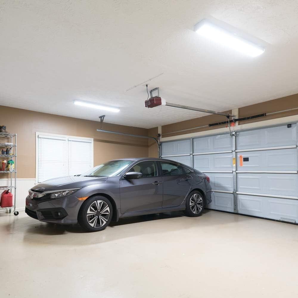 Versatile 48-Inch LED Ceiling Light - Cool White Flush Mount for Modern Spaces