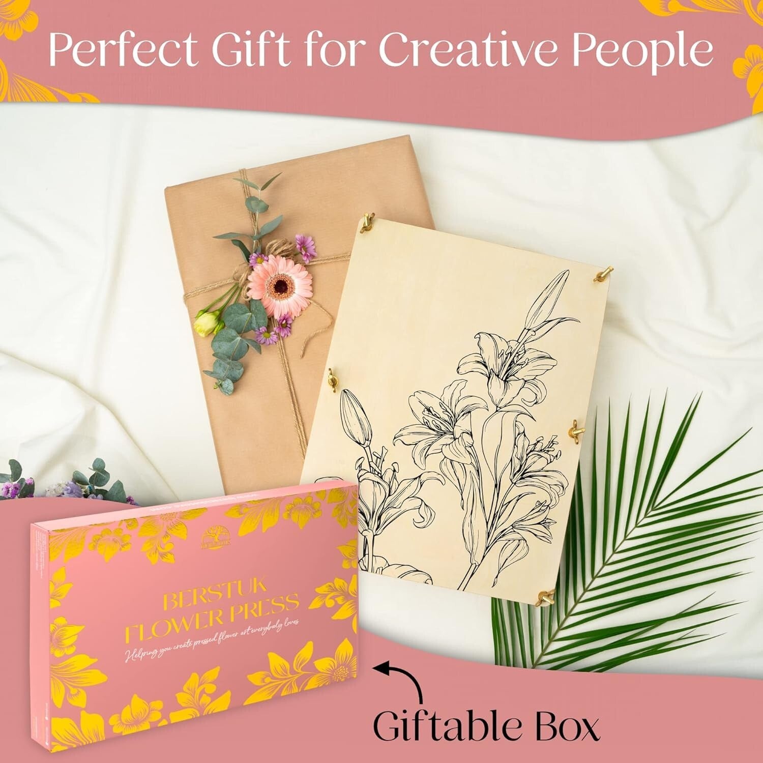 Extra Large Flower Press Kit 38 x 29cm with Video Tutorials for Craft Lovers