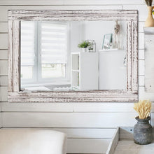 Load image into Gallery viewer, Versatile 26"x18" Rustic Wall Mirror - Ideal for Entryway, Bedroom &amp; Living Room