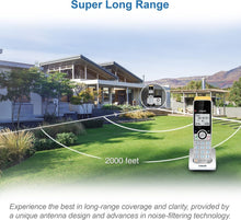 Load image into Gallery viewer, Home Cordless Phone with Speakerphone, Visual Ringer &amp; 2300ft Long Range Feature