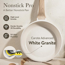 Load image into Gallery viewer, Comprehensive 21-Piece Cooking Set - Induction-Compatible White Granite Cookware