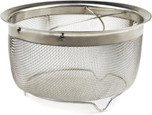 Load image into Gallery viewer, Versatile 3-Quart Stainless Steel Mesh Colander with Folding Handles - Pack of 4