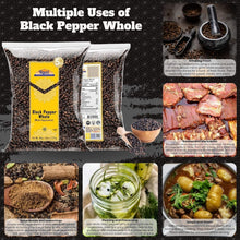 Load image into Gallery viewer, Premium MG-1 Black Pepper Whole Peppercorns - 80oz Bulk | Kosher &amp; Non-GMO