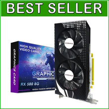 Load image into Gallery viewer, Ultra-Quiet Dual Fan Radeon 8GB Graphics Card for Smooth Gaming and Design Work