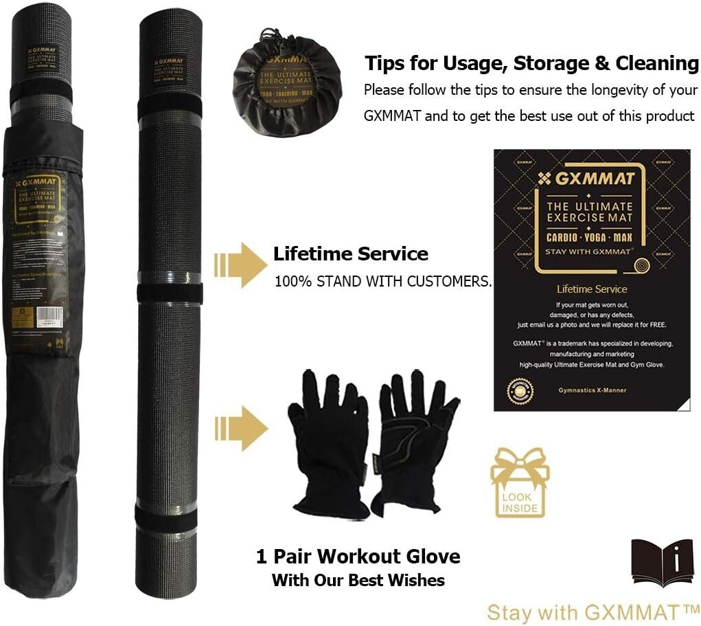 Durable 9mm Memory Foam Yoga Mat - Perfect for Yoga, Pilates, and Meditation