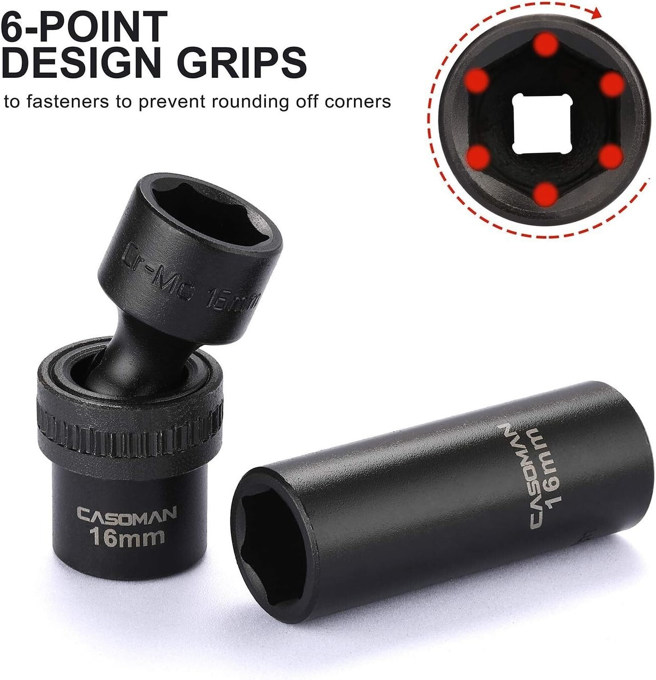 Heavy Duty 3/8" Drive Master Socket Set - Durable Chrome Moly Construction