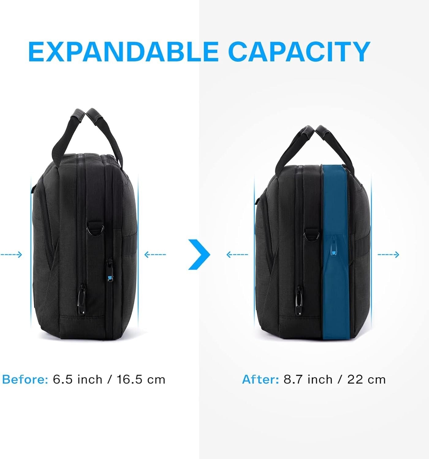 Professional 17.3 Inch Laptop Bag with Multiple Compartments - Comfort & Style