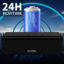 Load image into Gallery viewer, Rugged Waterproof Wireless Speaker with 360 Stereo Sound for Indoor/Outdoor Use