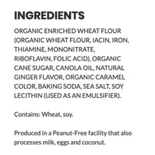 Load image into Gallery viewer, Enjoyable Ginger Snaps - Healthy Cookies with Real Ginger Flavor - 0g Trans Fat