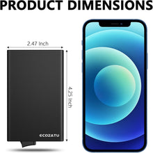 Load image into Gallery viewer, Lightweight Aluminum Card Holder Wallet - Holds 14 Cards, Pop-Up Design
