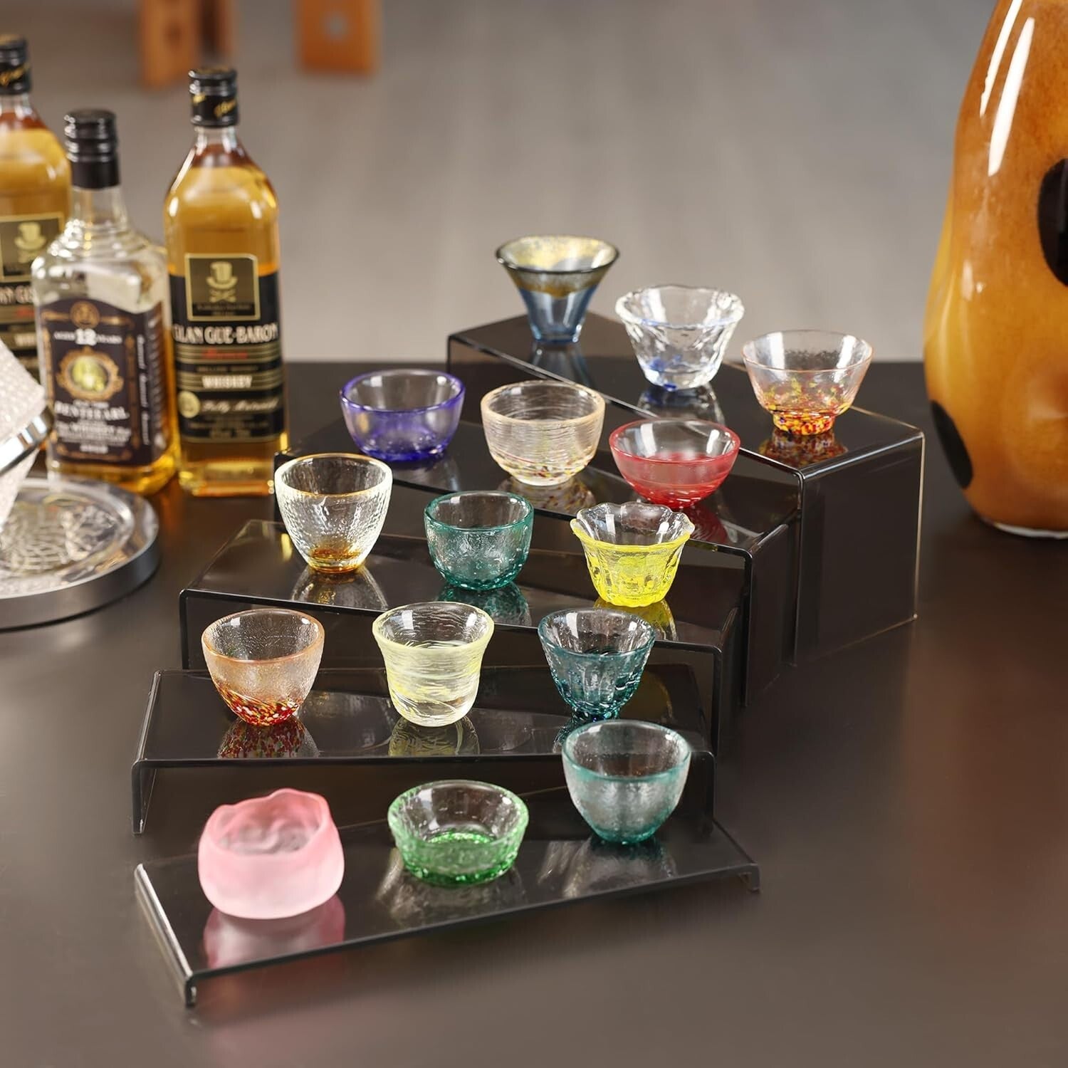 10 Durable Rectangular Acrylic Risers with Crystal-Clear Visibility for Displays