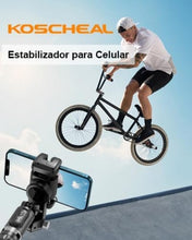Load image into Gallery viewer, Innovative Smartphone Gimbal with 360° Rotation &amp; Adjustable Lights for Creators