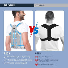 Load image into Gallery viewer, Adjustable Back Brace Posture Corrector for Pain Relief &amp; Better Alignment