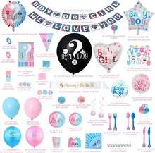 Load image into Gallery viewer, All-in-One Gender Reveal Supplies Set - 563 Pieces for Unforgettable Memories
