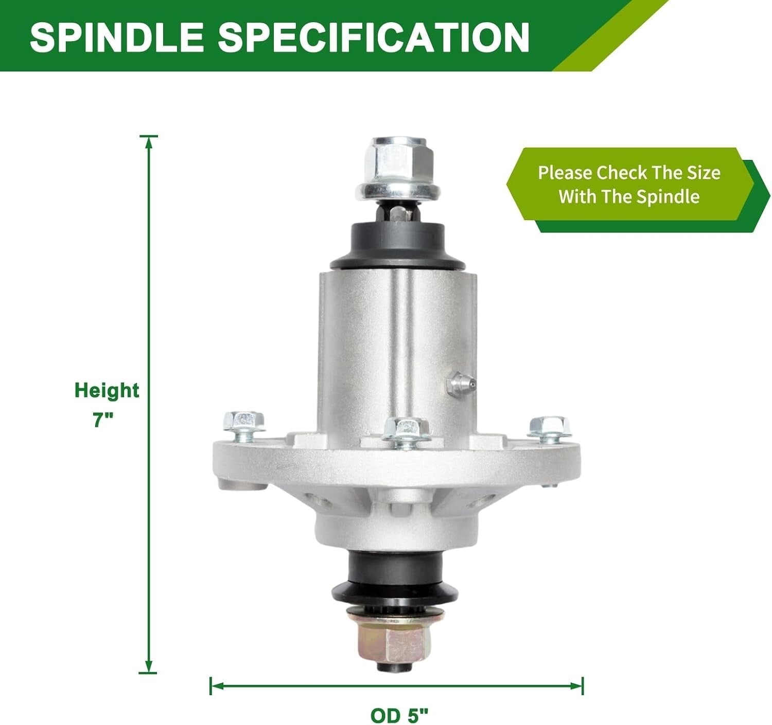 Premium John Deere Deck Rebuild Kit: Spindle & Idler for E140/E150 Series