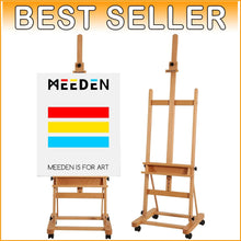 Load image into Gallery viewer, Adjustable H-Frame Easel with Tilt and Wheels - Ideal for Canvas Art up to 48"