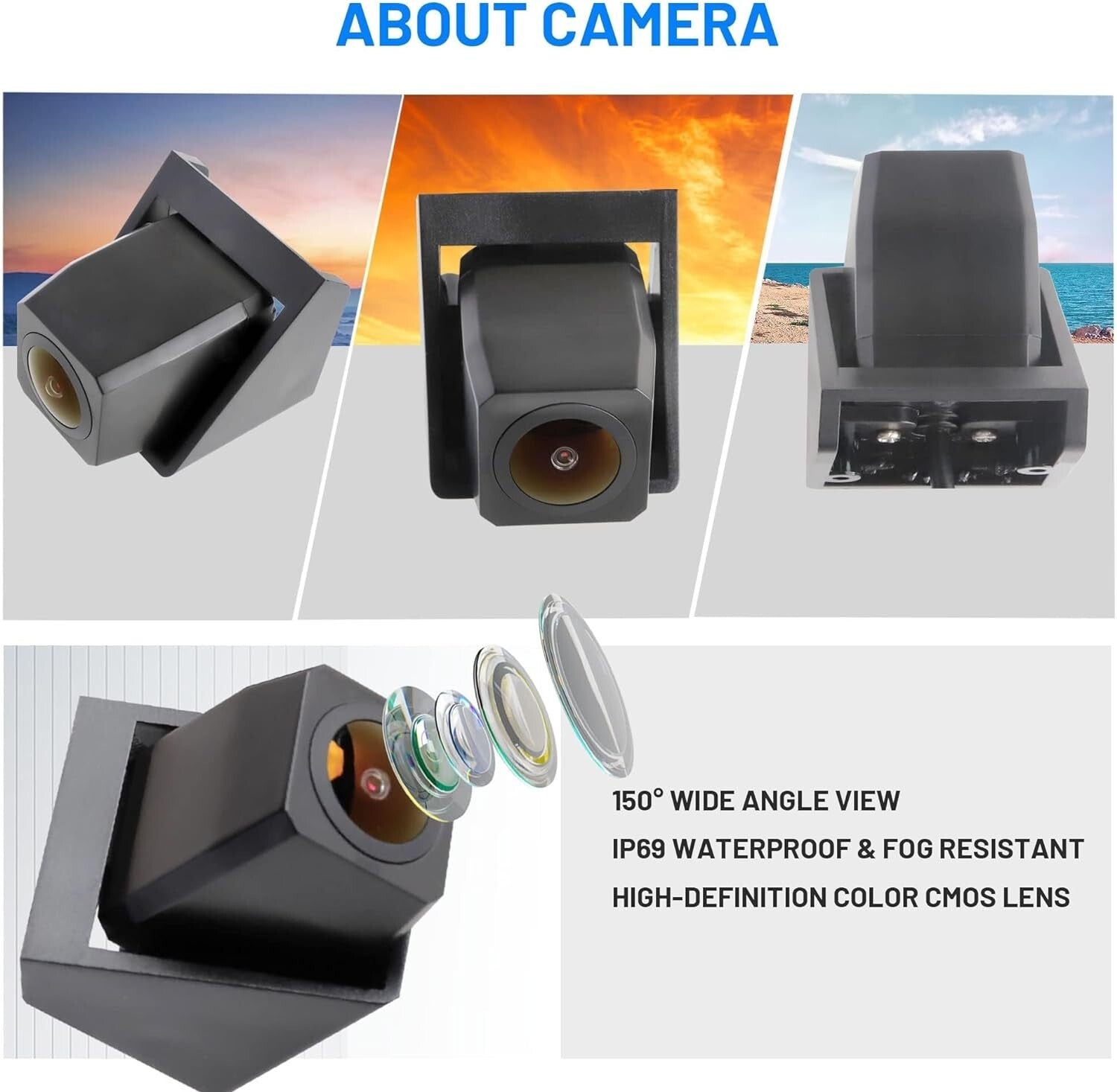 Jeep Wrangler JK JKU Backup Camera - Easy Install, OEM & Aftermarket Adapter