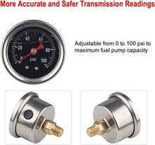 Load image into Gallery viewer, Precision Adjustable Fuel Pressure Regulator with 1-3/4'' Gauge &amp; Aluminum Frame