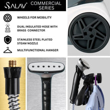 Load image into Gallery viewer, Powerful 1800W Full-Size Garment Steamer with 90 Min Steam &amp; Adjustable Hanger