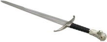 Load image into Gallery viewer, Genuine Game of Thrones Longclaw Sword - 35-Inch Steel Blade with Wolf Pommel