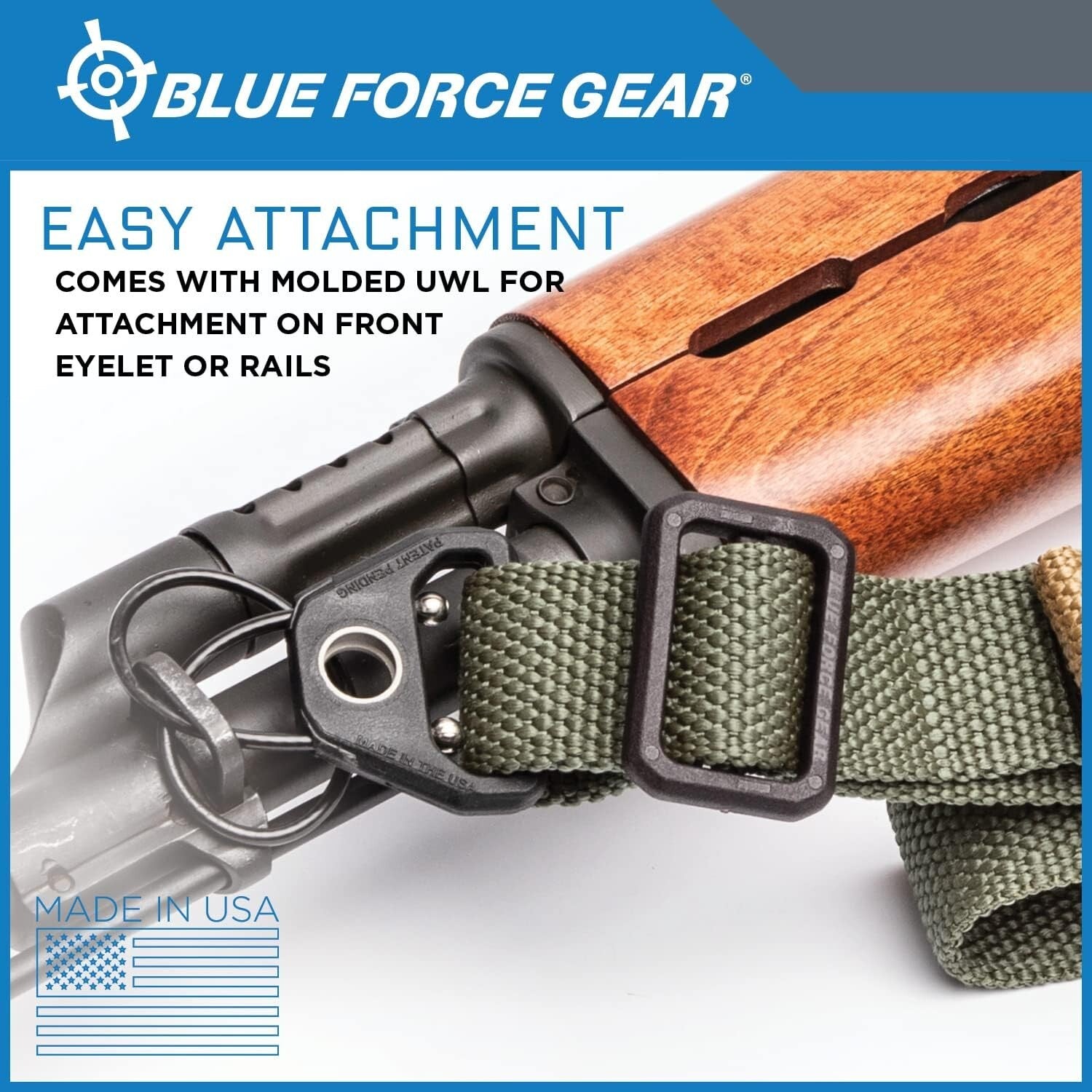 Universal Adjustable 2 Point Sling for AK | Enhanced Comfort & Stability