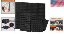 Load image into Gallery viewer, Modern 12x12 Acoustic Foam Panels - Easy Install Soundproofing for Home Studios