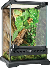 Load image into Gallery viewer, Amphibian and Reptile Terrarium with Waterproof Base - Nano Size 8"x8"x12"