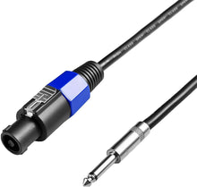 Load image into Gallery viewer, Environmentally Friendly 50ft Speakon to 1/4 Speaker Cable - Noise Free