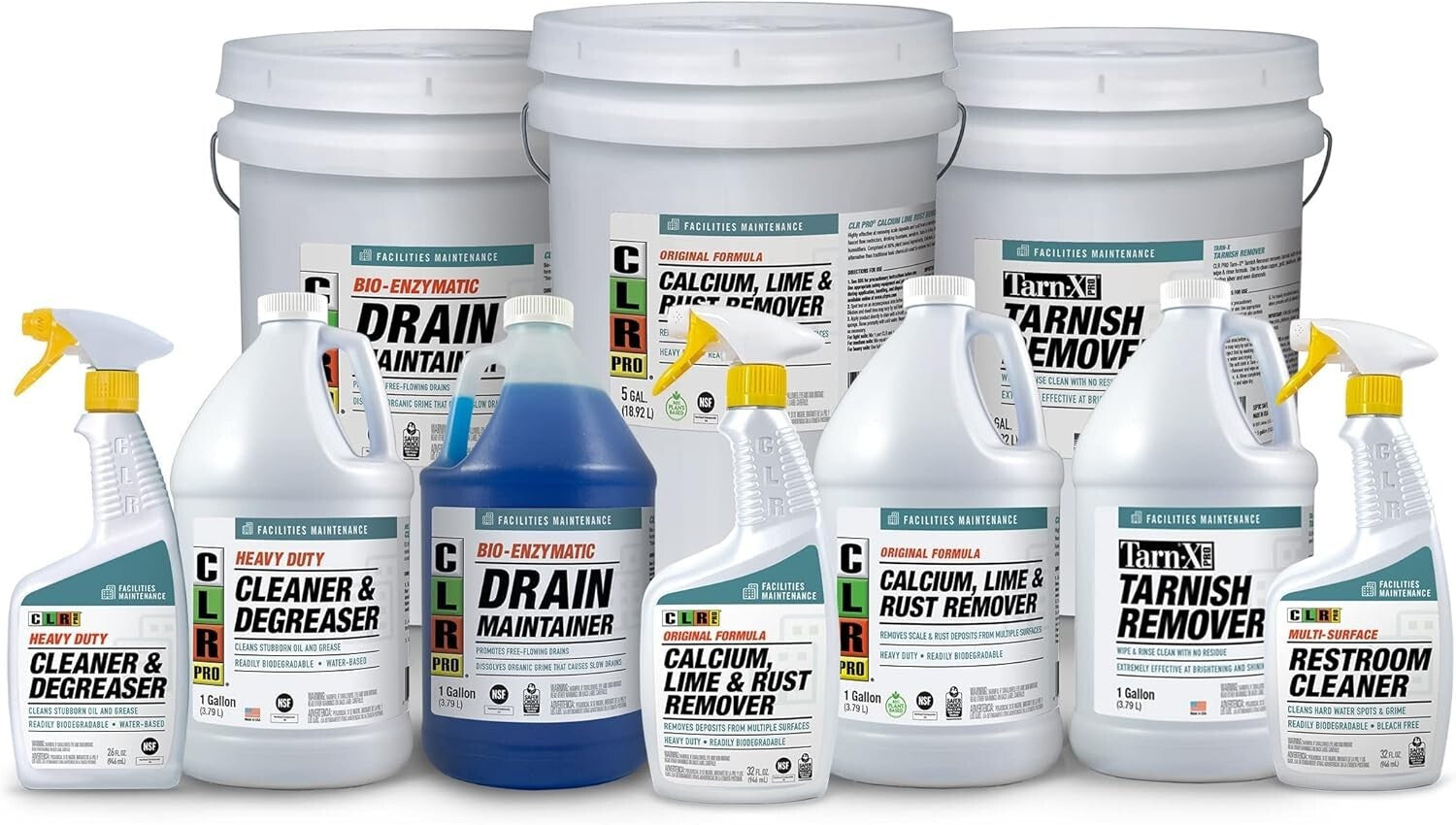 CLR PRO Tarnish Remover 128 fl oz - Effective for Sterling Silver & Jewelry