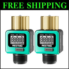 Load image into Gallery viewer, Durable Brass Water Flow Meter - 4 Modes for Accurate Garden Watering