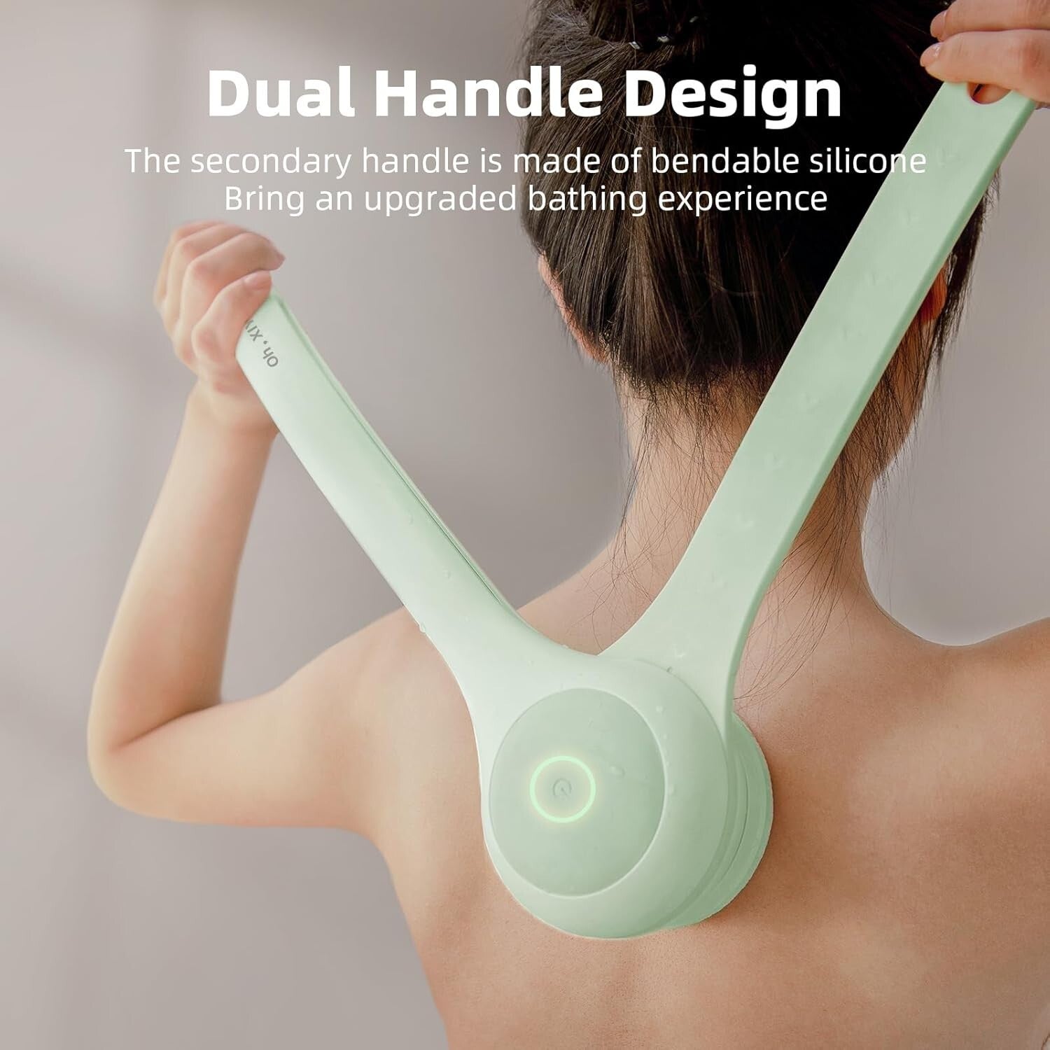 Rechargeable Electric Body Scrubber with Three Heads – Perfect Skin Pampering