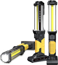 Load image into Gallery viewer, Bright &amp; Durable Work Lights 2-Pack - Rechargeable 1500 Lumens for Outdoor Use