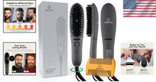 Load image into Gallery viewer, Professional Beard Straightener with Anti-Scald Technology - Ideal Gift for Him