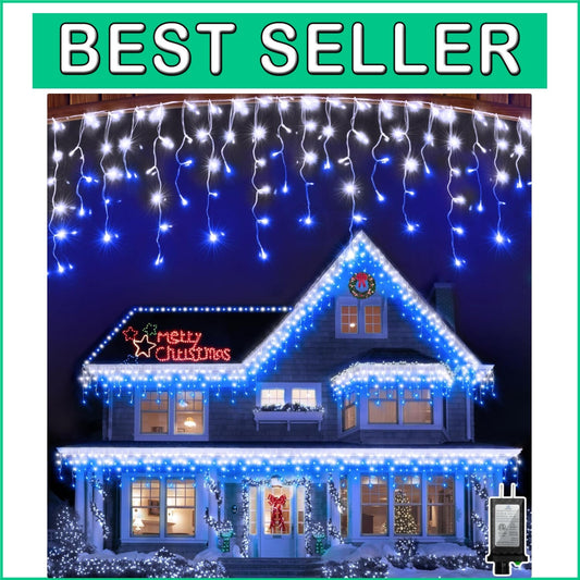 Festive 792 LED Outdoor String Lights - 8 Modes & Memory for Perfect Holidays