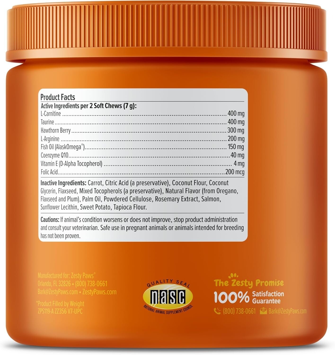 Cardiovascular Support for Dogs - Chewable Salmon Treats with CoQ10 & Omega-3