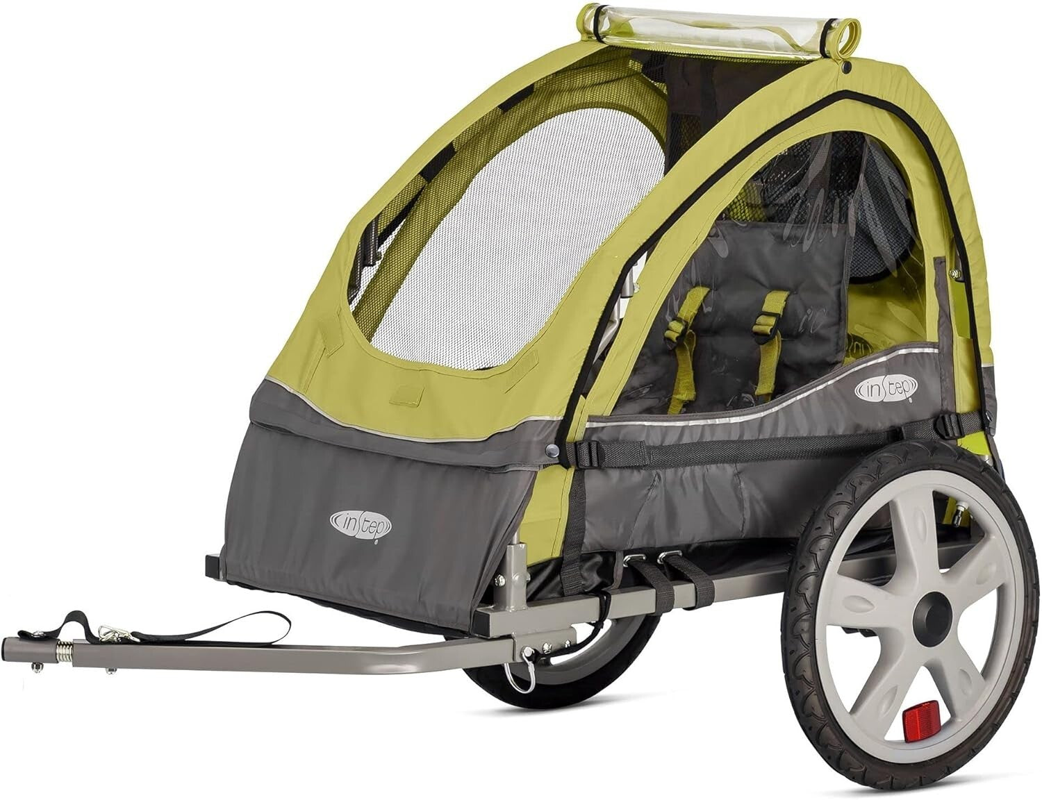 Versatile Kids' Bike Trailer - 1 Child Capacity, Bug Screen & Weather Shield