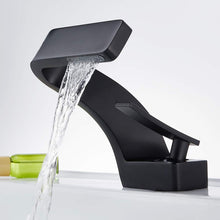 Load image into Gallery viewer, Stylish Black Matte Bathroom Faucet - Single Handle, Easy Installation Included