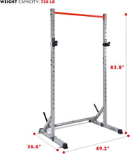 Load image into Gallery viewer, Compact Multifunctional Home Gym - Adjustable Power Rack &amp; Strength Training Set