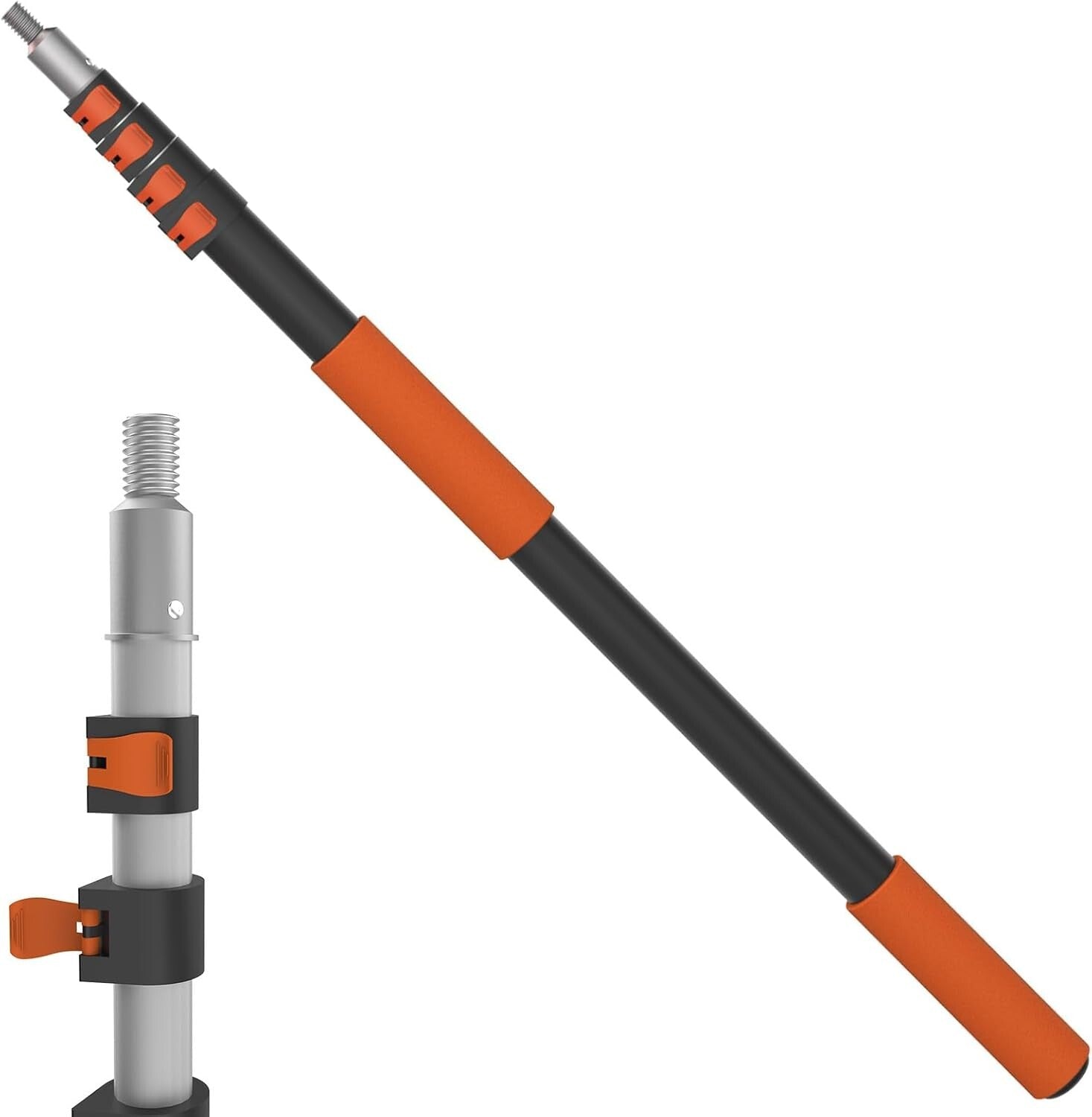 26FT Telescoping Extension Pole - Lightweight Aluminum for Versatile Tasks