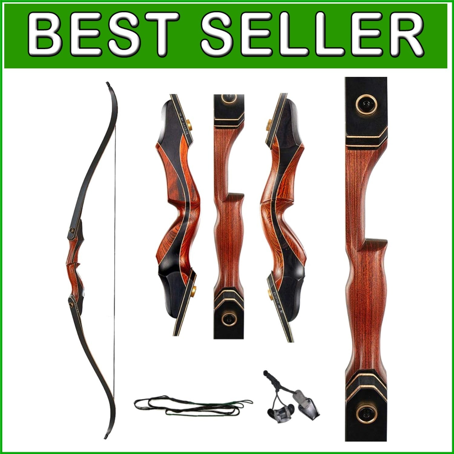 40lbs Right-Handed Takedown Recurve Bow - Perfect for Competition and Training