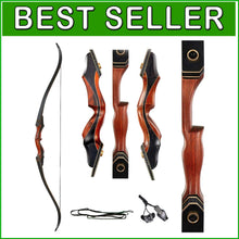 Load image into Gallery viewer, 40lbs Right-Handed Takedown Recurve Bow - Perfect for Competition and Training